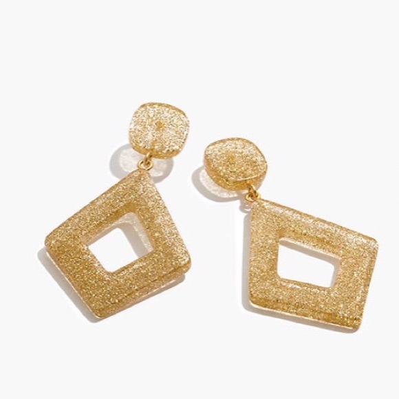 Madewell Diamond-Shaped Statement Earrings - Picture 3 of 8